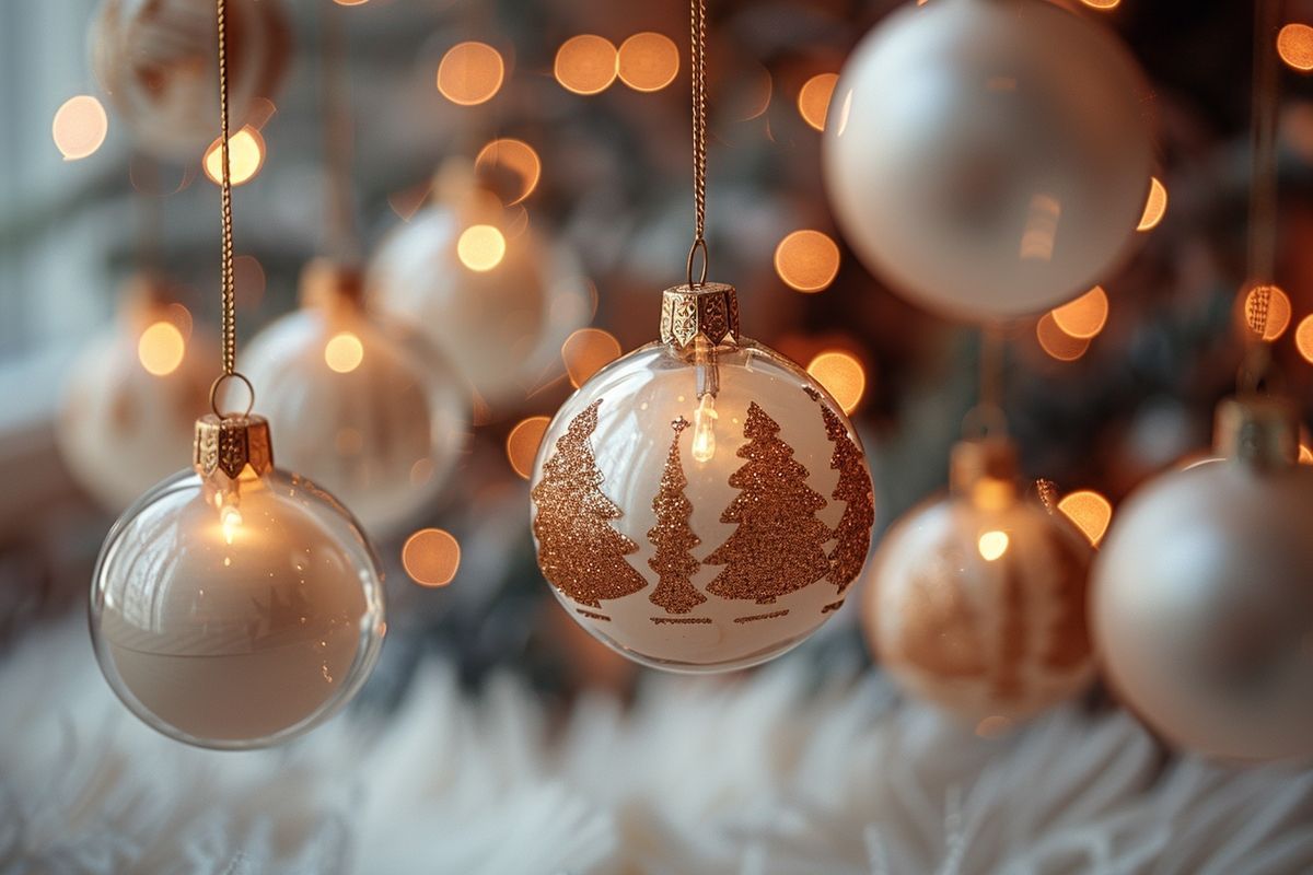 15 minutes pour créer des boules de Noël originales avec du simple papier